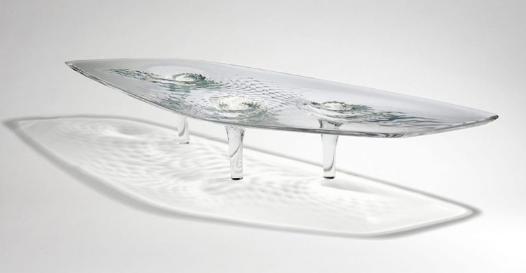 Zaha Hadid Design’s Liquid Table Brings Sculptural Aesthetics to Furniture