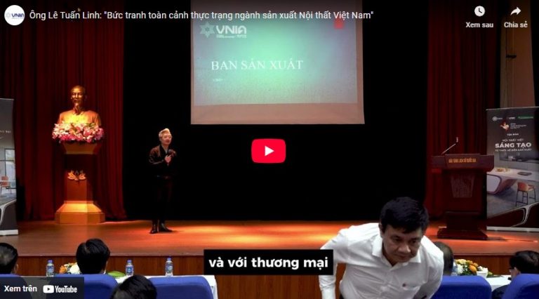 Speech by Mr. Lê Tuấn Linh at the Panel Discussion: “Vietnamese Interior Design – Creativity from Design to Production”